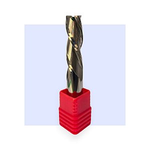FRESA 16 MM X 50 3 CORTES ESPIRAL DOWN CUT LISA - ESQUERDA - YIEX