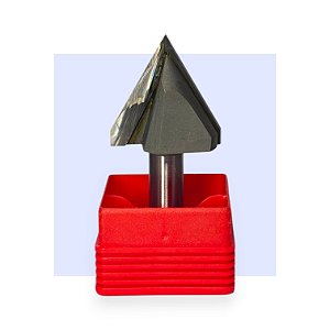 Fresa V-Bit 60° (ângulo de 30°) – Diâmetro 40 mm