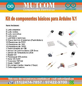 Kit de componentes básicos para Arduino V.1