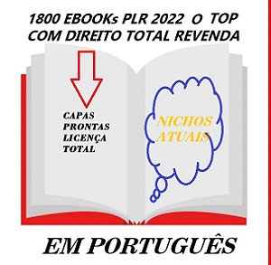 Pacotão + 1800 E-books Plr Com Direitos De Revenda Português