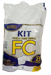 Pote Redondo 500ml c/tampa FC 25un