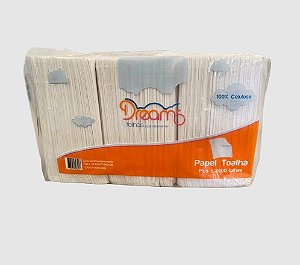 Papel Toalha Interfolhado Dreams 2.400 fls 20x21