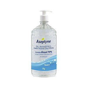 Álcool Gel Aseplyne 70º 1kg C/Pump