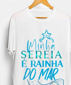 Camiseta Yemanja Minha Sereia E Rainha Do Mar Magia Do Axe minha sereia e rainha do mar