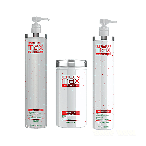 Italian Max Proativo 3D - Kit Shampoo + Máscara + Condicionador - Linha Profissional