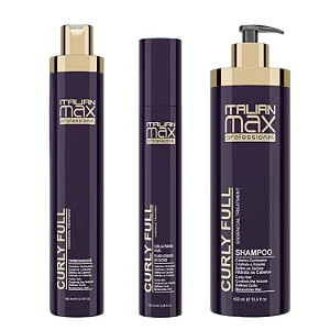 Italian Max Curly Full - Tratamento p/ Cabelos Cacheados, Ondulados e Crespos.