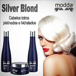 Modda Silver Blond - Kit Shampoo + Máscara + Condicionador - Home Care