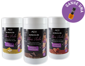 Nutripower Slim Shake Emagrecedor com colágeno 500g