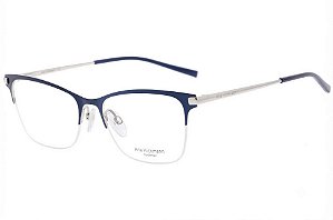 ANA HICKMANN AH1305 06A TAM 52- COR PRATA / AZUL