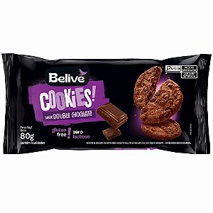 COOKIES DOUBLE CHOCOLATE (S/GLUTEN & S/LEITE)-BELIVE
