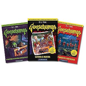 Kit - Goosebumps com 3 Livros