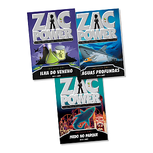 Kit Zac Power 3 livros