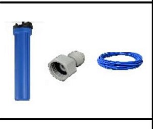 KIT DE INSTALAÇÃO  20 COMPLETO PARA MAQUINAS( MANGUEIRA, PRE FILTRO E CONEXÕES JOHN GUEST)
