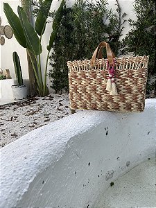BAG DE PALHA XADREZ