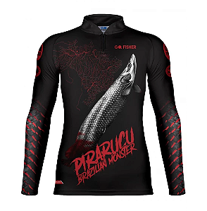 Camiseta De Pesca Go Fisher Action UV Pirarucu