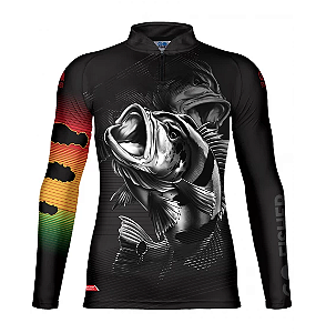 Camiseta De Pesca Go Fisher Action UV Tucunaré