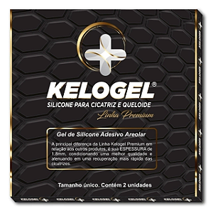 Fita de Silicone Areolar 8CMX8CMX1.8MM Premium - Kelogel  - D288P