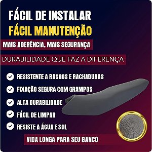 Capa Banco Titan Fan 125 , 150 ,160  2000 A 2020 Modelo Original Capas S/Logo