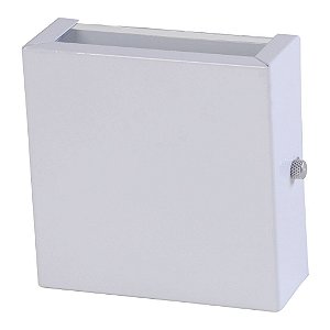 Arandela Slim Aluminio Parede 1 Luz G9 Bivolt Lumini Lab - Branco Microtextura