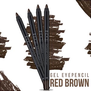(6 unidades) GEL EYEPENCIL 2 - RED BROWN - LÁPIS DELINEADOR EM GEL 1,5G