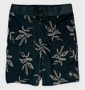 Boardshort Elastano Premium WSS Brasil Leaves Diamond