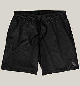 Boardshort Elastic Preto Híbrido Elastano Premium WSS Icon