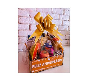 Cesta de Café da Manhã Para Aniversário -Modelo  Pop 1