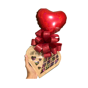 Box Coração de Chocolate