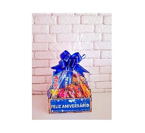 Cesta De Chocolate Para Aniversário - Modelo Pop 1