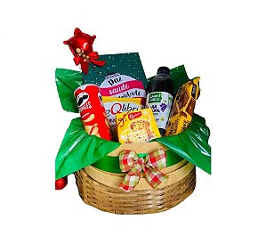 Cesta de Natal Modelo Delícias Natalinas