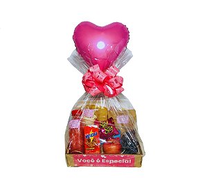 Cesta de Café da Manhã Tradicional - Modelo Pop Premium