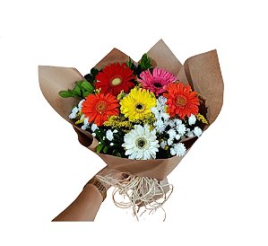 Buquê de Gérberas Modelo Master Francês