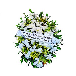 Coroa de Flores – Paz Eterna 🤍🕊️