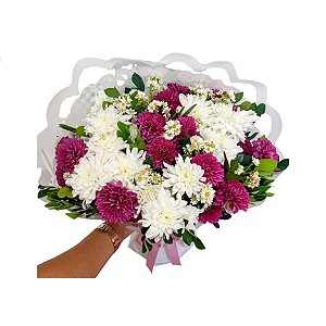 Buquê Fúnebre – Serenidade em Flores 🤍💜🕊️