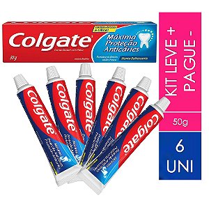 Kit 6 Pastas de Dente COLGATE 50g