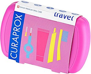Curaprox Travel Set Kit Viagem Estojo + Escova Dental + Creme Dental 10Ml