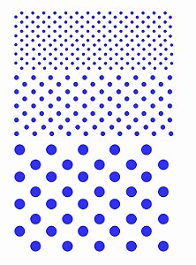 Decalque para Porcelana - Bolinhas Azul Celeste 34201