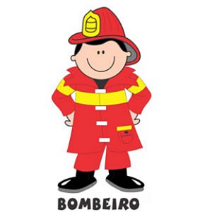 Decalque para Porcelana - Bombeiro