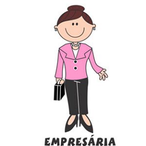 Decalque para Porcelana - Empresária