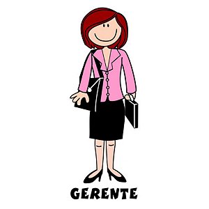 Decalque para Porcelana - Gerente(a)