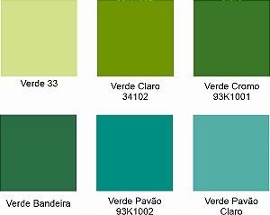 Tintas para Porcelana - Verdes