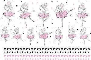 Decalque para Porcelana - Doce Bailarinas