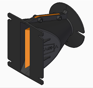Guia 1" - WG-25P120 (Preto/Laranja)