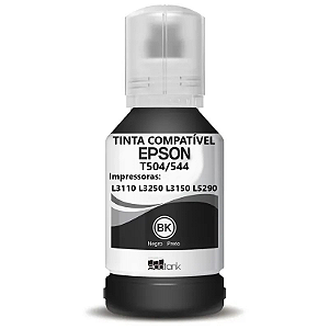 Tinta Para Epson Black T504/544-L4150, L4160, L6171, L6191,L6270, L3110, L3150, L3250, L5290