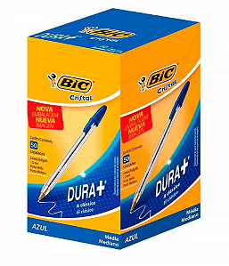 Caneta BIC Cristal Original Azul CX 50 UN