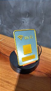 Placa WiFi AcrÍlica Personalizada