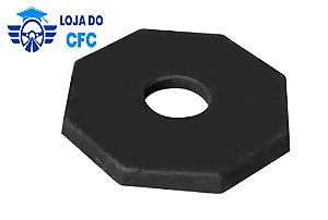 Base Preta de Balizador Palito Auto Escola