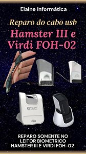 Reparo e Troca de Cabo de Leitor Biométrico