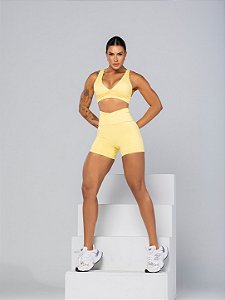 Conjunto Ana Alice Amarelo Manteiga
