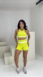 Conjunto Aline Verde Limão